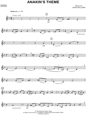 Anakin's Theme - Horn