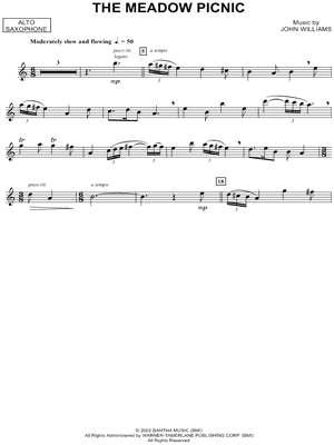 The Meadow Picnic - Alto Saxophone