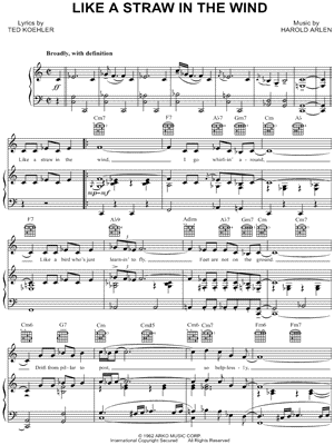 Like a Straw In the Wind