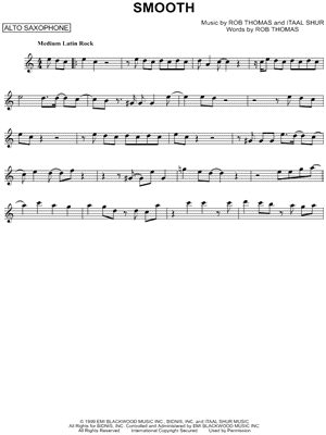 Smooth by Santana - Sheet Music