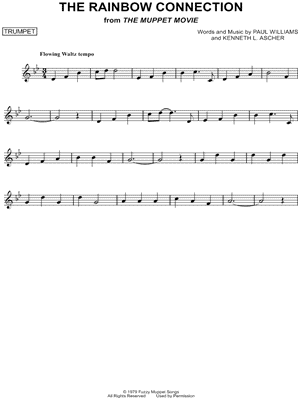 The Rainbow Connection by Kermit the Frog - Sheet Music