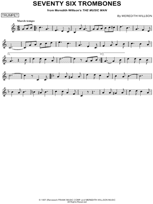Seventy Six Trombones from The Music Man - Sheet Music