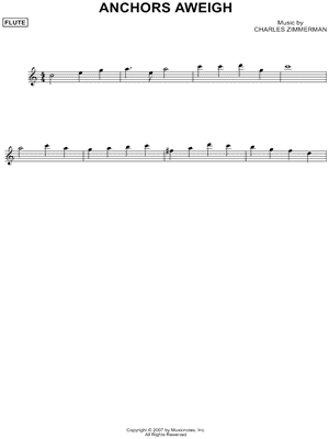 Anchors Aweigh - Flute
