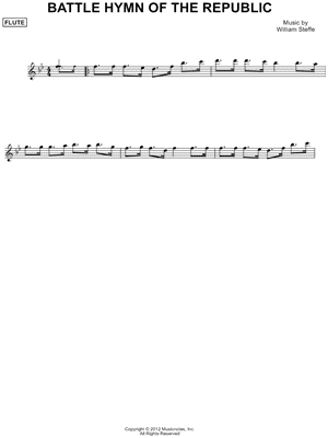 Battle Hymn of the Republic - Flute