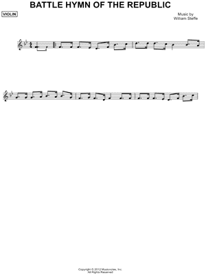 Battle Hymn of the Republic - Violin