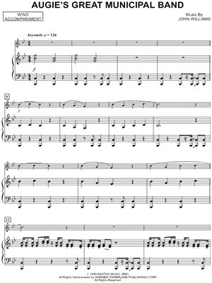 Augie's Great Municipal Band - Piano Accompaniment