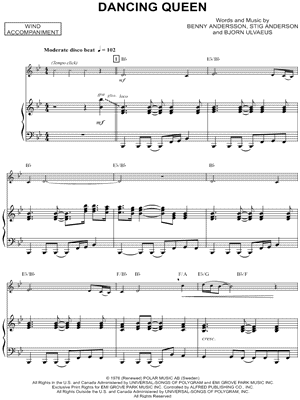 Dancing Queen - Wind Accompaniment