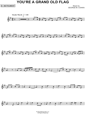You're a Grand Old Flag - Bb Instrument