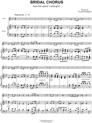 Bridal Chorus - Flute & Piano