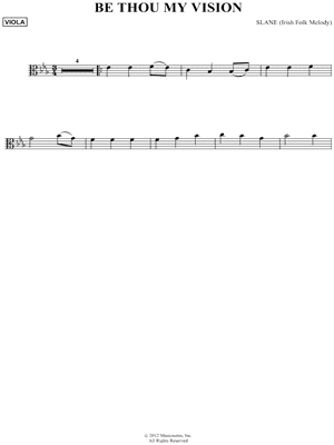 Be Thou My Vision - Viola