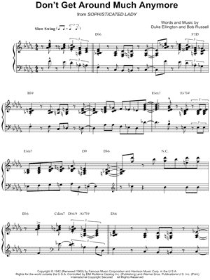 Don't Get Around Much Anymore