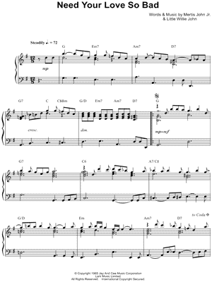 Need Your Love So Bad