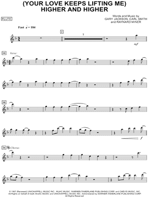 (Your Love Keeps Lifting Me) Higher and Higher - Flute