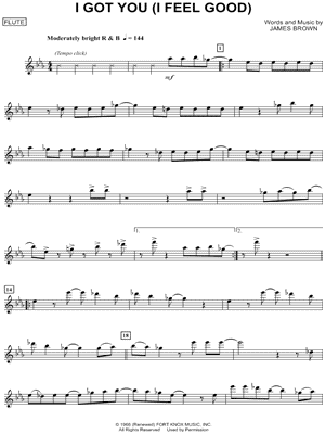 I Got You (I Feel Good) - Flute
