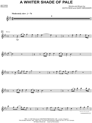 A Whiter Shade of Pale - Flute