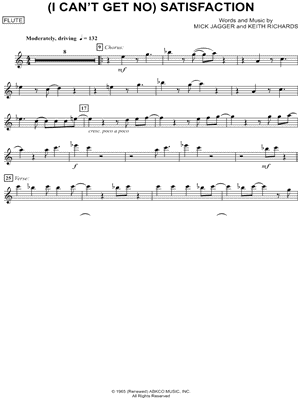 (I Can't Get No) Satisfaction - Flute
