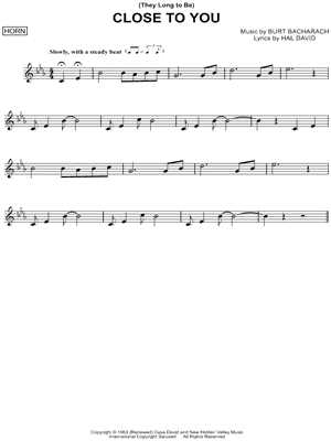 (They Long to Be) Close to You