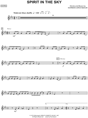 Spirit In the Sky - French Horn