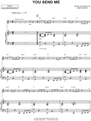 You Send Me - Wind Accompaniment