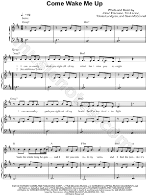 Come Wake Me Up