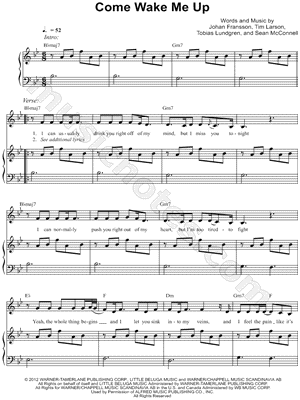 Come Wake Me Up