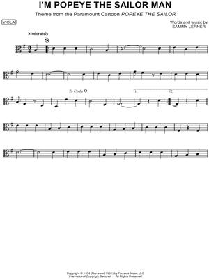 I'm Popeye the Sailor Man