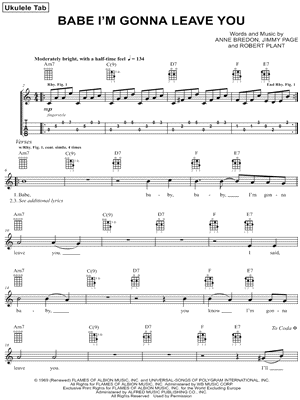 Babe I'm Gonna Leave You
