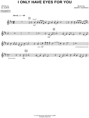 I Only Have Eyes for You - Trumpet