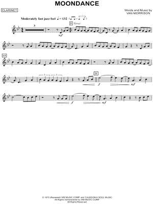 Moondance - Clarinet