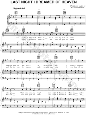 Last Night I Dreamed of Heaven