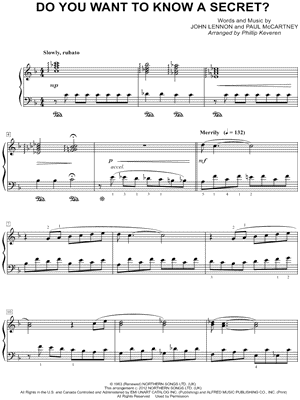 Do You Want To Know a Secret?