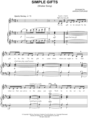 Simple Gifts (Shaker Song)