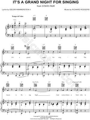 It's a Grand Night for Singing