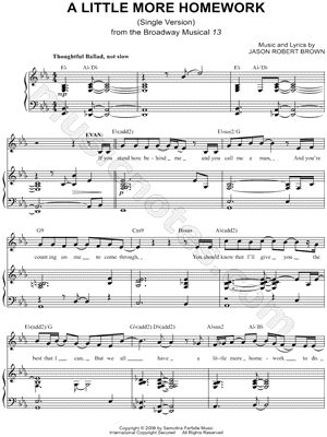 A Little More Homework