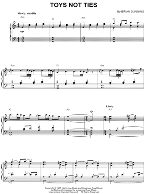Toys Not Ties by Nightnoise - Sheet Music