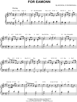 For Eamonn by Nightnoise - Sheet Music