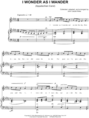 I Wonder As I Wander