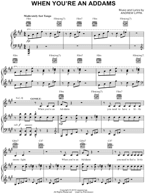 When You're An Addams