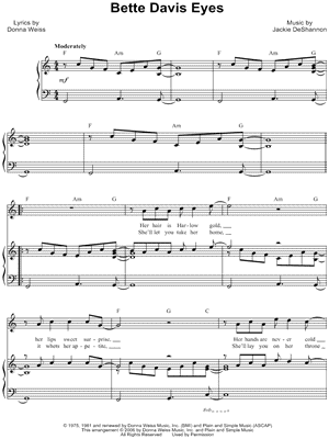 Bette Davis Eyes