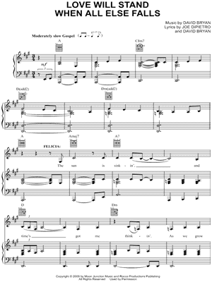 Love Will Stand When All Else Falls