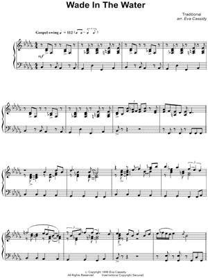 Wade In the Water by African-American Spiritual - Sheet Music