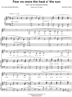 Fear No More the Heat O' the Sun