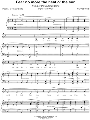 Fear No More the Heat O' the Sun