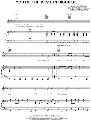 You're The Devil In Disguise