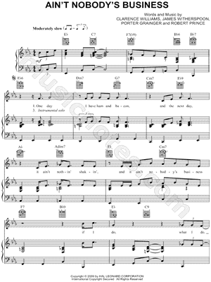 Ain't Nobody's Business