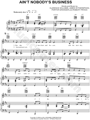 Ain't Nobody's Business