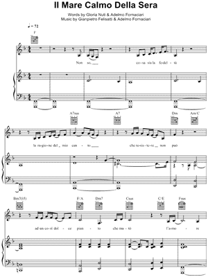 Il Mare Calmo Della Sera