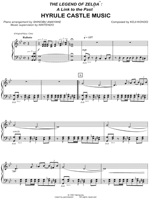 The Legend of Zelda™: A Link to the Past™ Hyrule Castle Music from The Legend of Zelda: A Link to the Past - Sheet Music