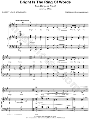 Bright Is the Ring of Words