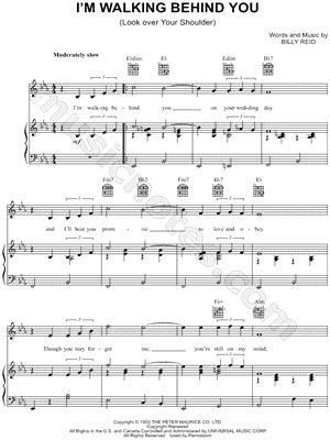 I'm Walking Behind You